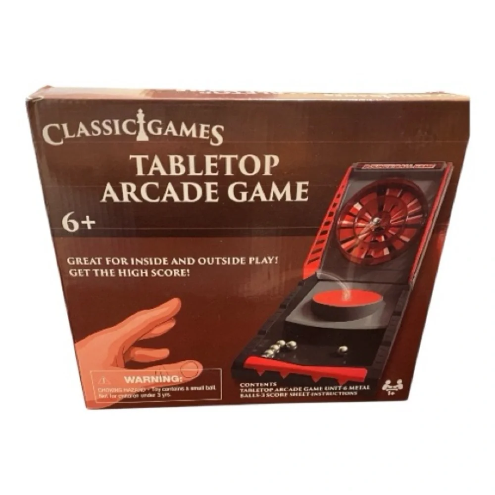 Classic Tabletop Arcade Game - Red and Black